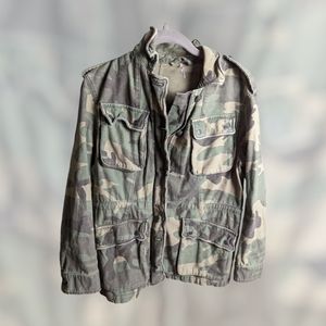 Free People Not Your Brothers Camo Jacket